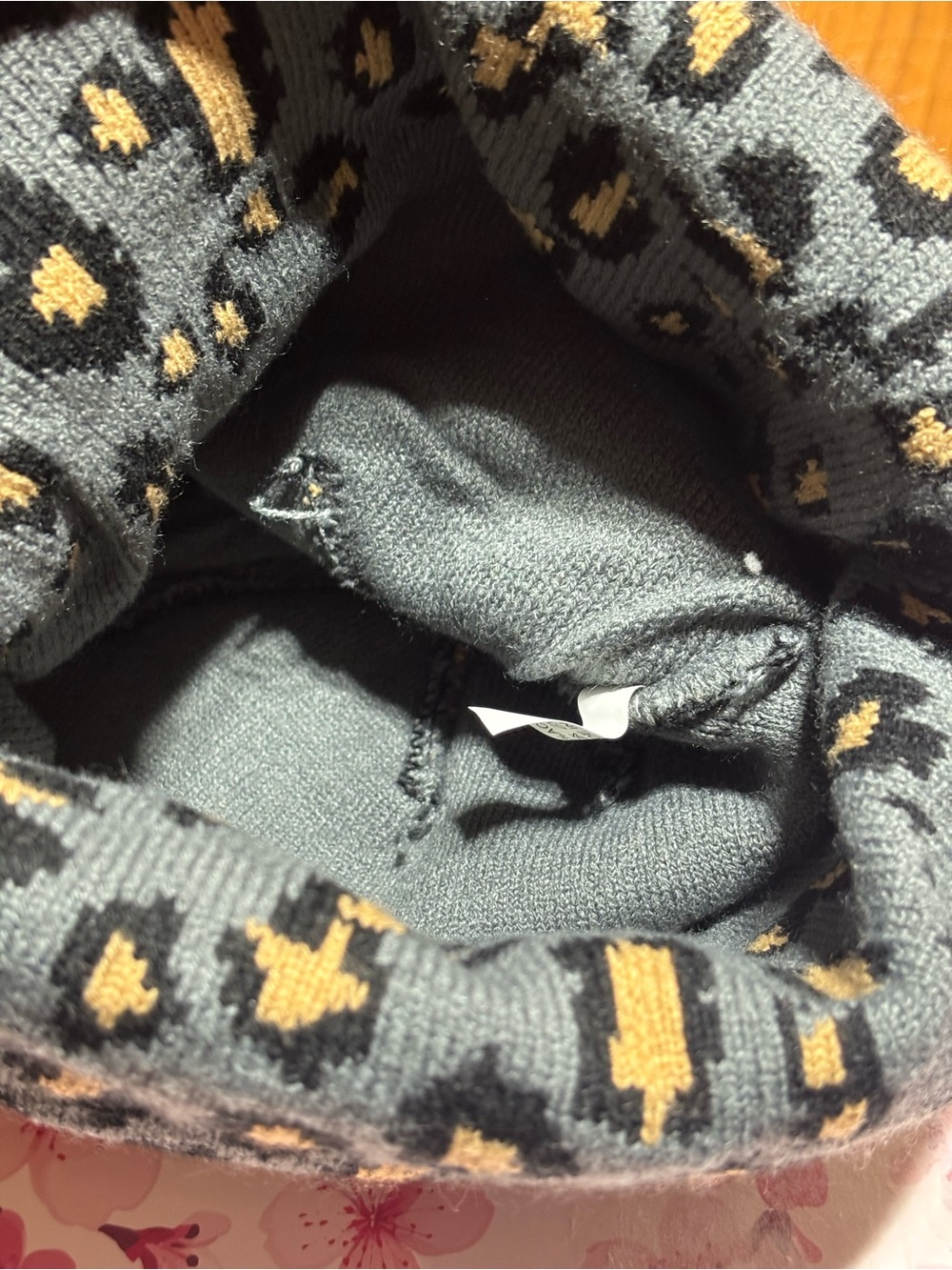 Carhartt Leopard Print Lined Beanie - Picture 3 of 4